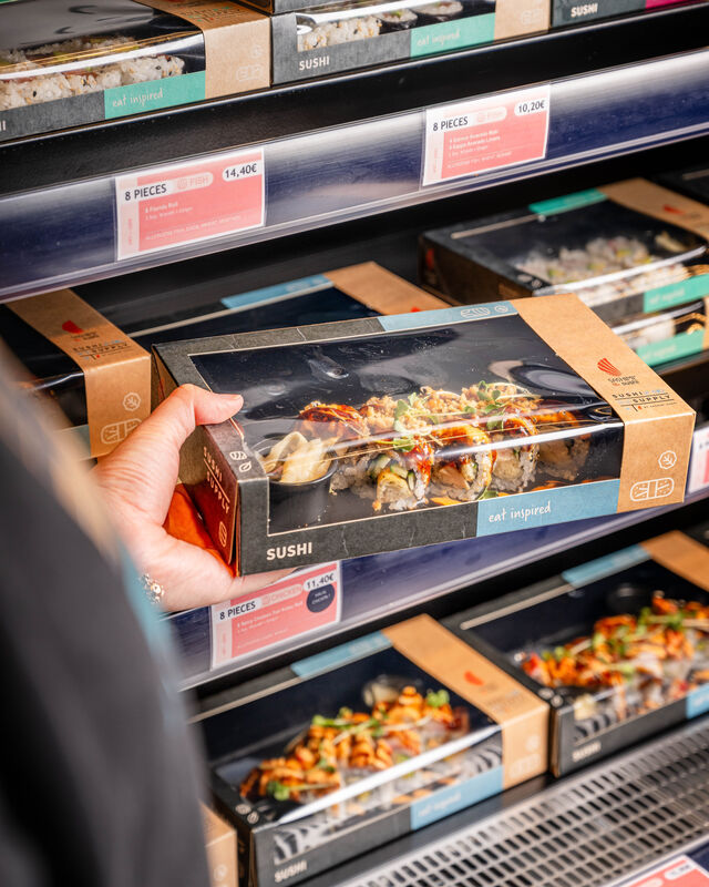 Sushi Supply Sortiment — Maki, Nigiri, Bowls und asiatische Snacks